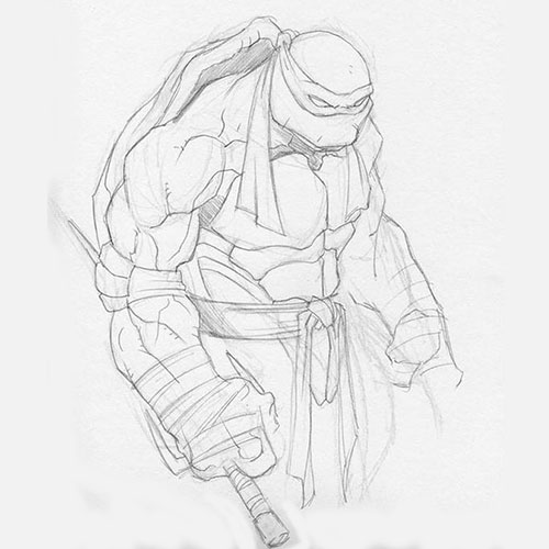Student Sketching Work Project 1