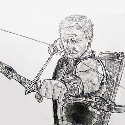 Student Sketching Work Project 9